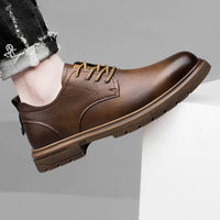 52/2000  CLOHOO handmade men's shoes business casual leather shoes breathable soft sole comfortable classic lace-up men's shoes - Buy online at  Vibe In Cart.