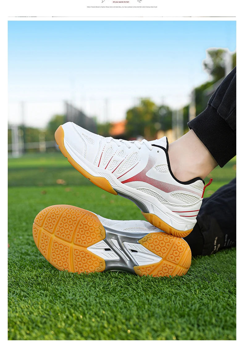 New Men's Volleyball Shoes Outdoor Fitness Badminton Sports Shoes Mesh Breathable Tennis Shoes Indoor Sport Training Sneakers - Buy online at  Vibe In Cart.