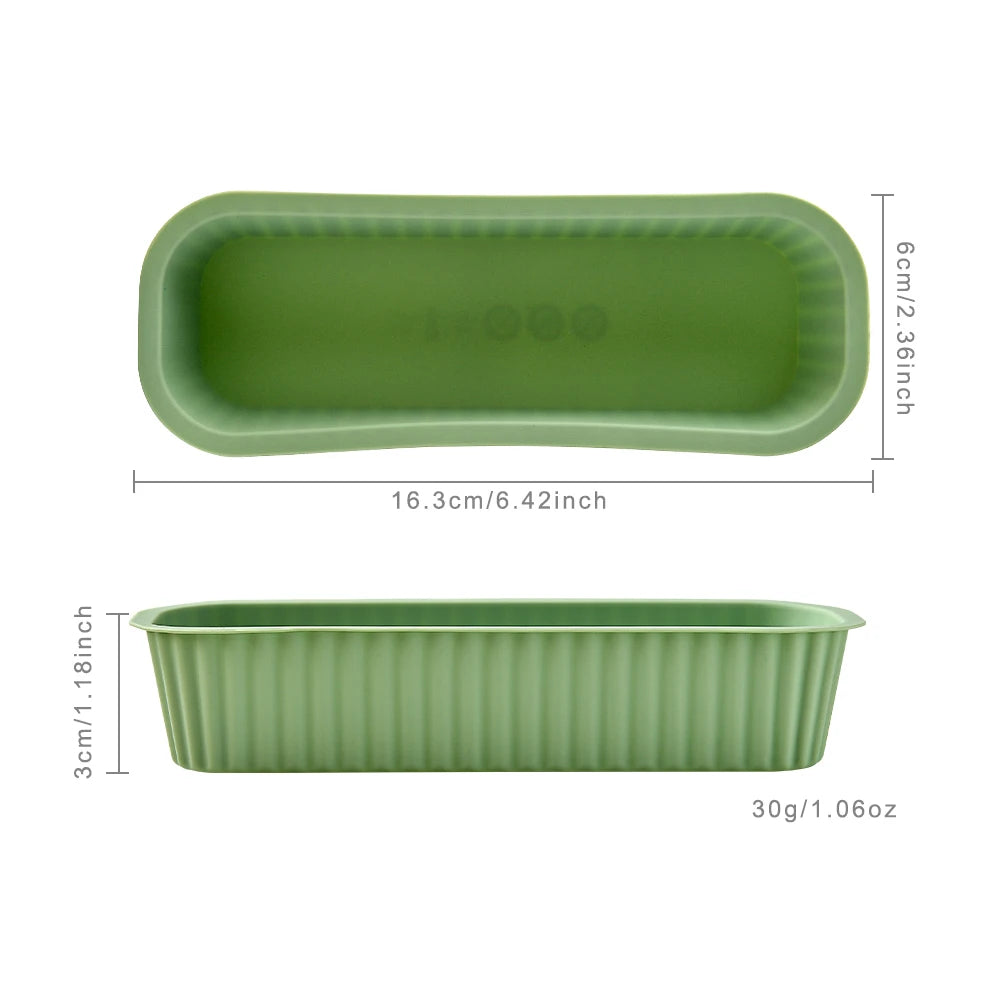 1/4Pcs Mini Household Rectangular Silicone Mold Candy Toast Mould Bread DIY Kitchen Supplies Cake Bakeware Pan Baking Tools - Buy online at  Vibe In Cart.