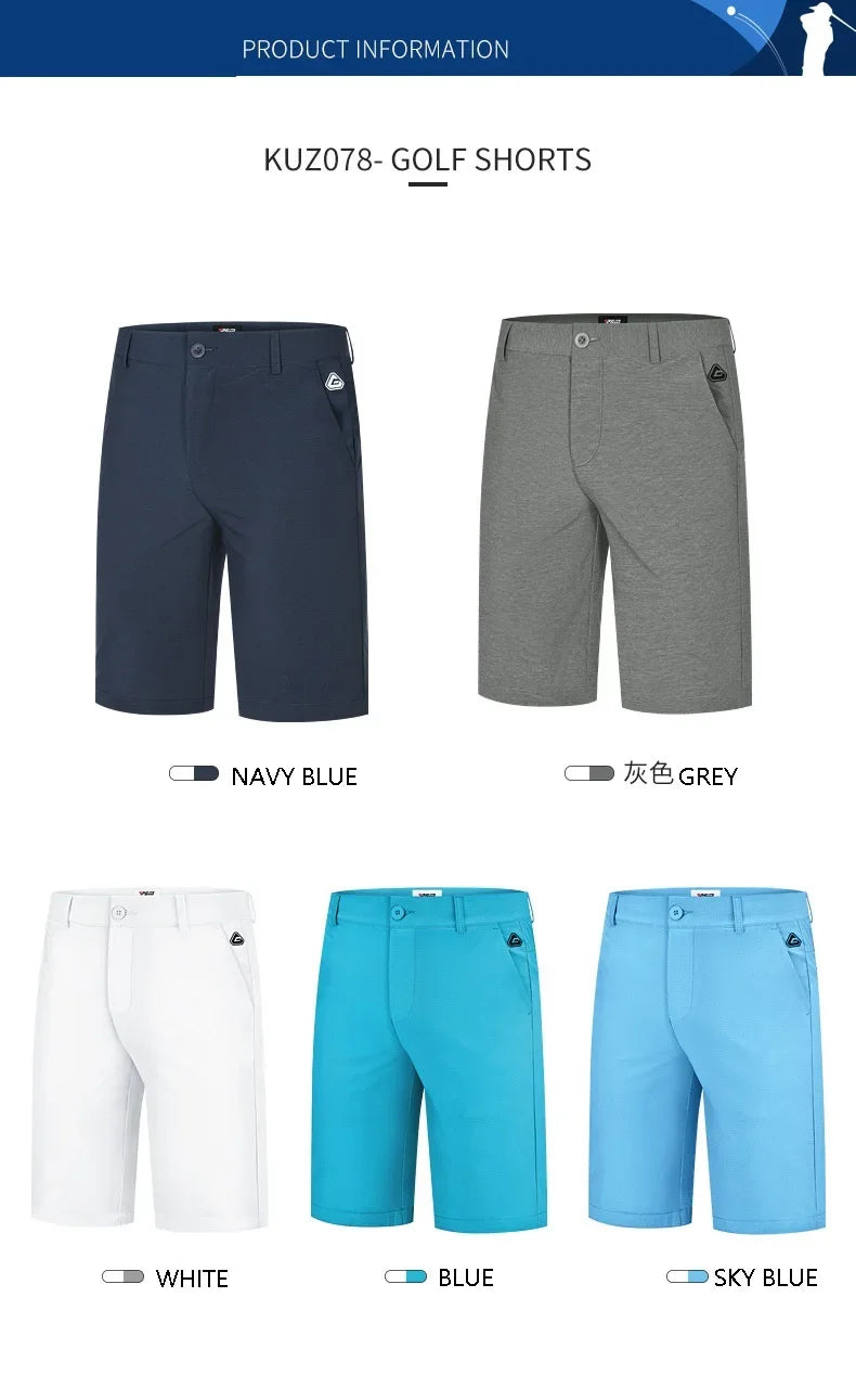 PGM Golf Short Summer Men's Solid Sports Trousers Man Comfortable Breathable Short Pants Casual Clothing Sports Wear Gym Suit - Buy online at  Vibe In Cart.