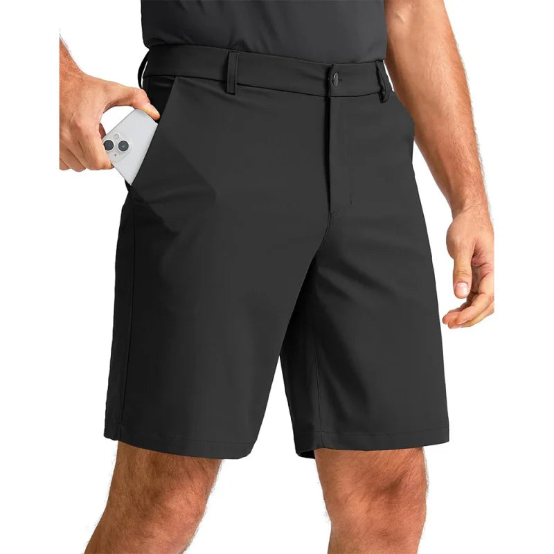 Solid Color Men's Multi-Pocket Cargo Shorts Men's Summer Loose Outdoor Casual Golf Sports Running Pants - Buy online at  Vibe In Cart.