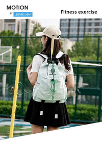 Portable Tennis badminton Racket Bag Versatile for outdoor use Lightweight Drawstring Back pack for Men and Women Hiking Bag - Buy online at  Vibe In Cart.