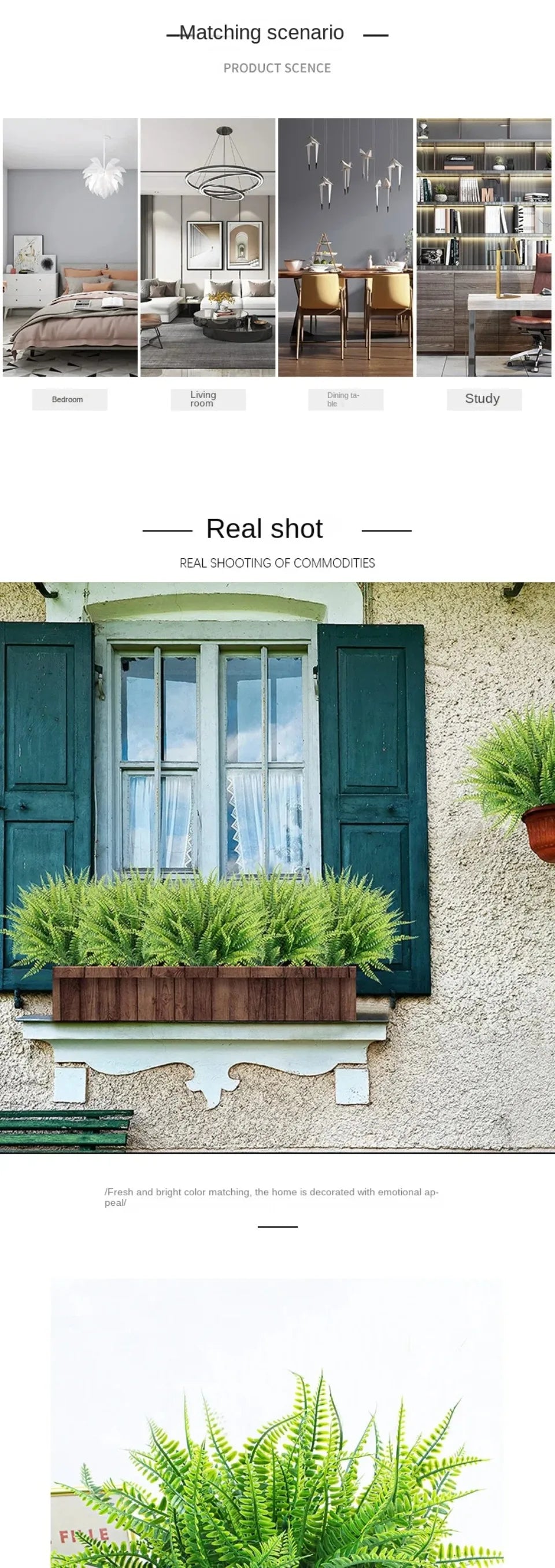 10pcs Artificial Plants Boston Ferns Fake Plants Greenery Artificial Plant Outdoor Indoor Home Garden Spring Summer Decoration - Buy online at  Vibe In Cart.