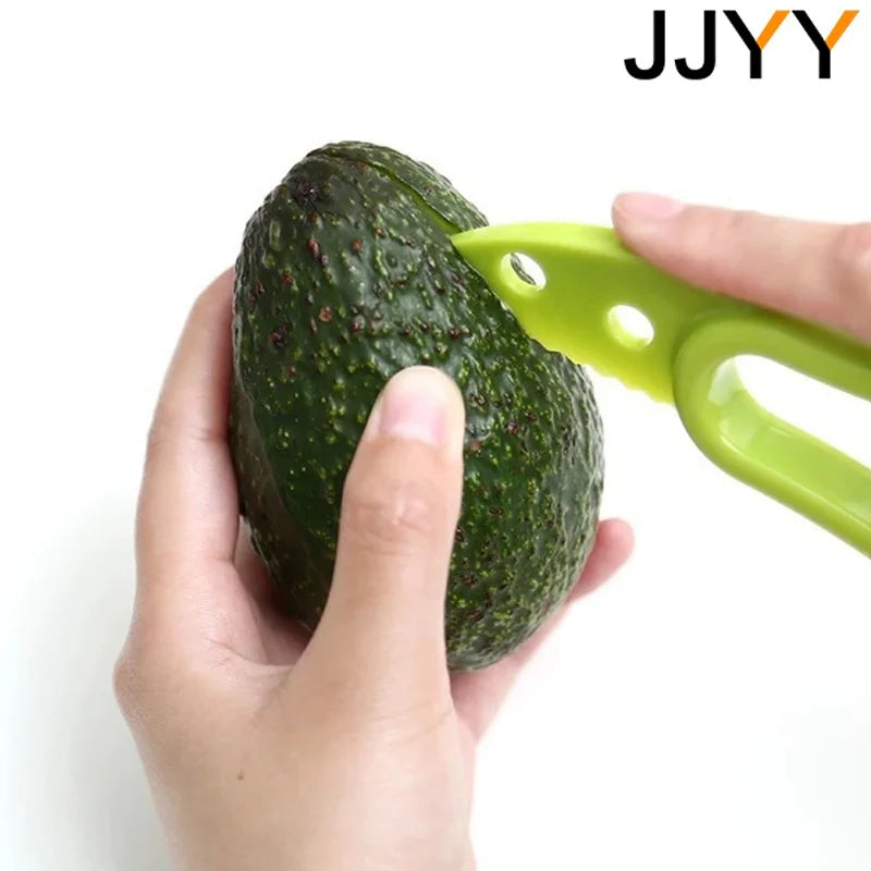 JJYY 3 In 1 Avocado Slicer Shea Corer Butter Fruit Peeler Cutter Pulp Separator Plastic Knife Kitchen Vegetable Tools - Buy online at  Vibe In Cart.