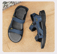 Mens Sports Sandals Outdoor Hiking Waterproof Beach Sports Mens Sandals Summer Open Toe Adjustable Laces - Buy online at  Vibe In Cart.