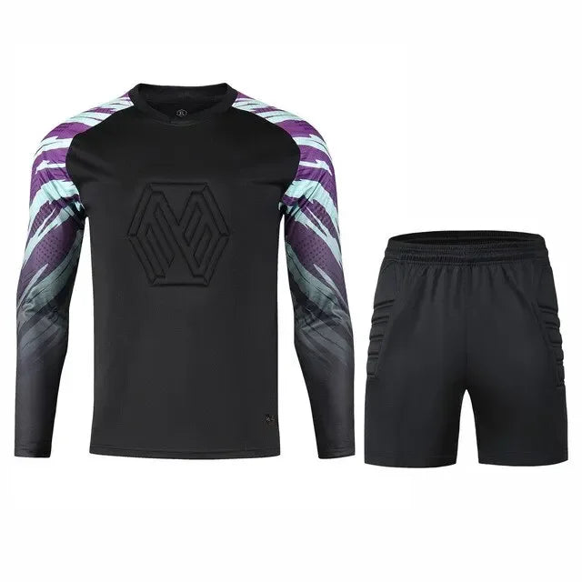 Unisex Long Sleeve Football Goalkeeper Tracksuit Uniform