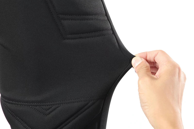 Polyester Spandex Protective Long Sleeve Soccer Goalkeeper Uniform Set with Top and Pants