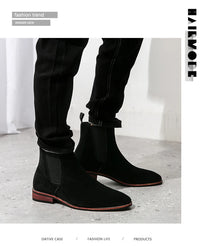Classic Chelsea Boots Men Trend Ankle Boots Men Fashion Social Party Boots Men High Top Casual Business Shoes For Men - Buy online at  Vibe In Cart.