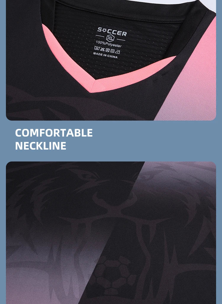 Unisex Soccer Uniform Jersey and Shorts Set for Futsal Training