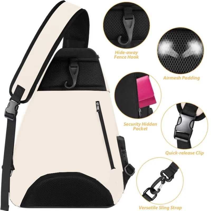 Oxford Tennis and Badminton Bag Outdoor Sports Training Shoulder Tennis Bag Pick Ball Paddle Backpack Crossbody Bags - Buy online at  Vibe In Cart.