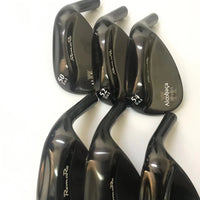Golf Wedges Black 50 52 54 56 58 60 Degree With Steel Shaft