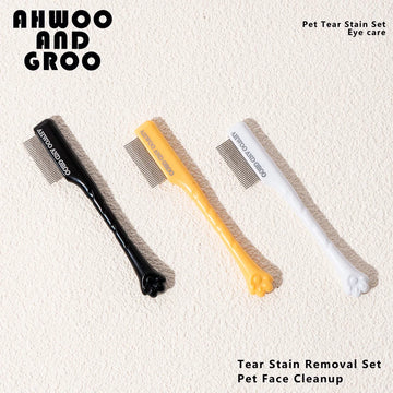 Pet Facial Cleaning Comb Set Removes Tear Stains Eye-poop Cat Paw Comb Dog Hair Repair Scissors Cat Hair Comb Pet Clean Supplies - Buy online at  Vibe In Cart.