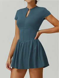 Tennis Dress With Shorts Tennis Wear Workout Gym Outfit Sport Golf Dress Women Casual Slim Fit Stretchy Badminton Clothing - Buy online at  Vibe In Cart.