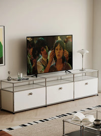 Tv Stand Storage Cabinets Corner Cabinet Metal Storage Display Cabinet Living Room Cabinets Furniture - Buy online at  Vibe In Cart.