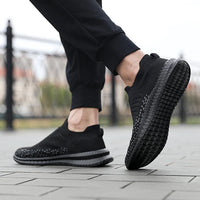 2025 Breathable Men Casual Shoes Lightweight Outdoor Male Walking Shoes Anti-slip Men's Sneakers Slip on Flats Vulcanized Shoes - Buy online at  Vibe In Cart.
