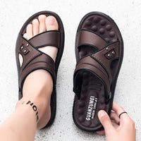 Summer Men Sandals Open Toe Flat Mens Casual Shoes Outdoor Walking Sandals for Men Beach Shoes sandalias hombre Men slippers - Buy online at  Vibe In Cart.