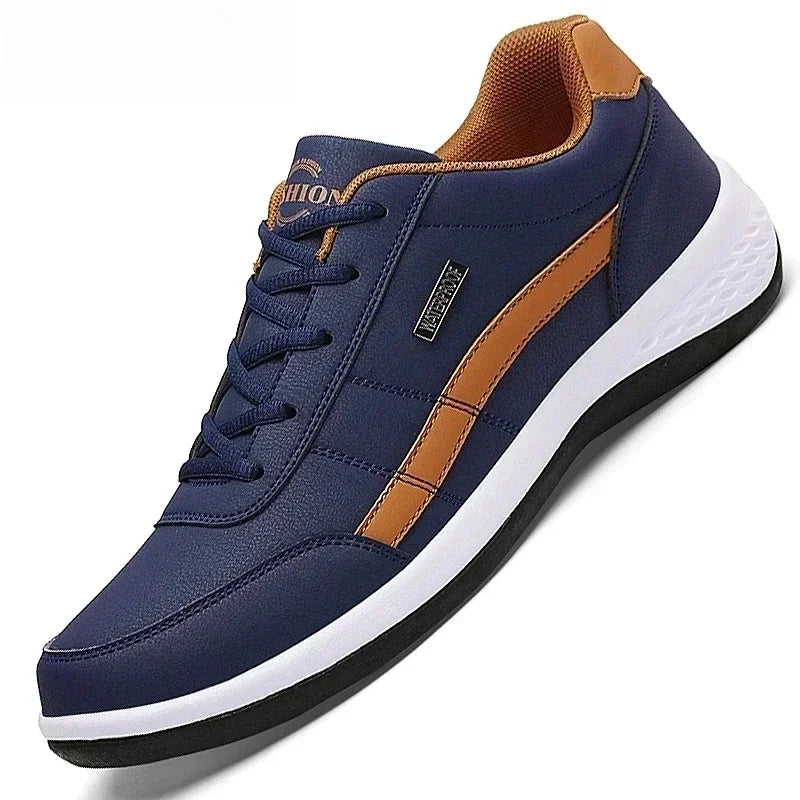 Shoes for Lace Up Footwear Vulcanized Men Leather Sneaker Waterproof Casual Comfortable Men's Sneaker Man Shoe Masculino - Buy online at  Vibe In Cart.