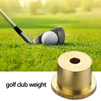 Golf Brass Shaft Tip Plug Swing Weight Golf Club Weight For Golf Sports Golf Accessories Steel Shaft Weights For Golf Practice - Buy online at  Vibe In Cart.