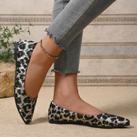 Leopard Shoes 2025 New Women Flats Woman Casual Shoes Pointe Toe Spring Summer Flat Fashion Ladies Shoes Slip-on Big Size - Buy online at  Vibe In Cart.