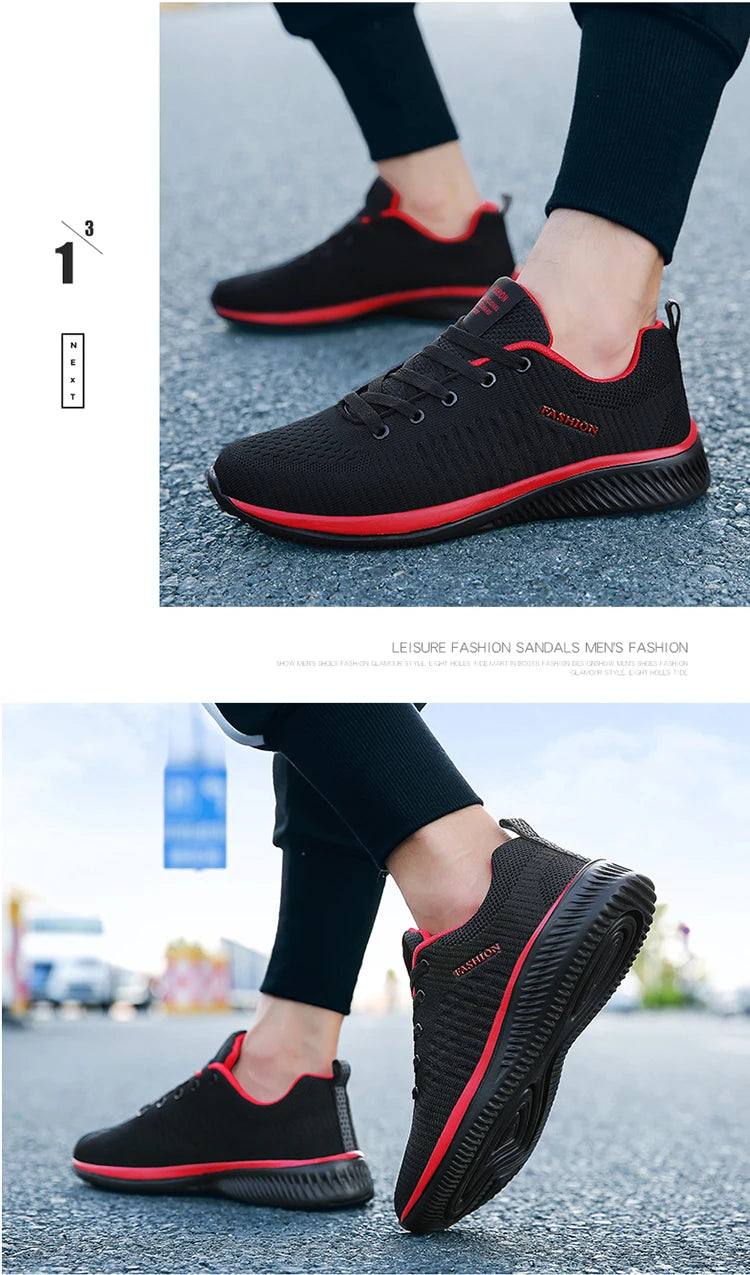 Men Running Shoes Breathable Light Comfortable Men's Casual Shoes Tenis Outdoor Slip On Walking Sneakers - Buy online at  Vibe In Cart.