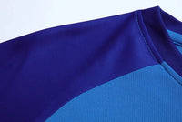 Polyester Spandex Protective Long Sleeve Soccer Goalkeeper Uniform Set with Top and Pants