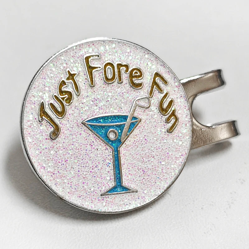 Magnetic Alloy Golf Marker with Hat Clip for Golf