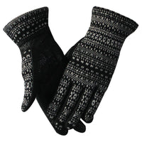 Pair of Women's Warm PU Leather Winter Golf and Driving Gloves