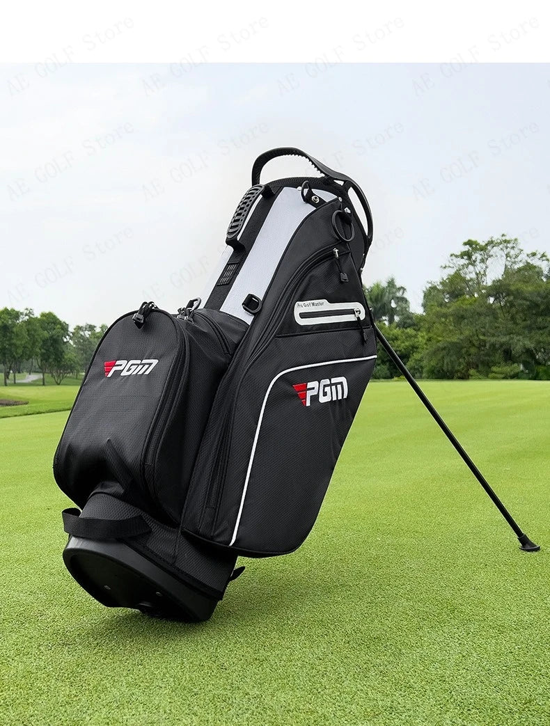 Lightweight Unisex Nylon Golf Rack Bag with 14 Insertions and Shoulder Strap