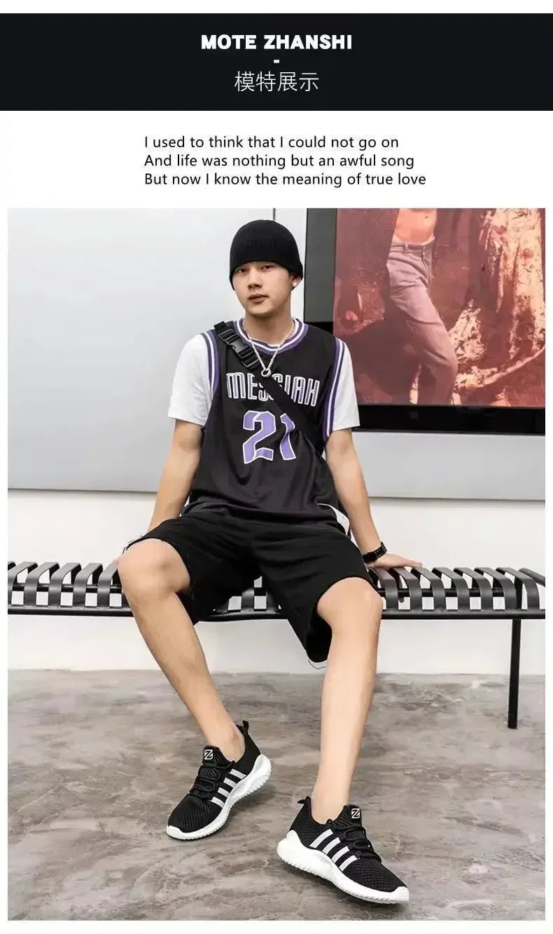 Tenis Masculino 2025 Men Tennis Shoes New Fashion Gym Sports Shoes Men Air Mesh Breathable Casual Shoes for Outdoor Trainers - Buy online at  Vibe In Cart.