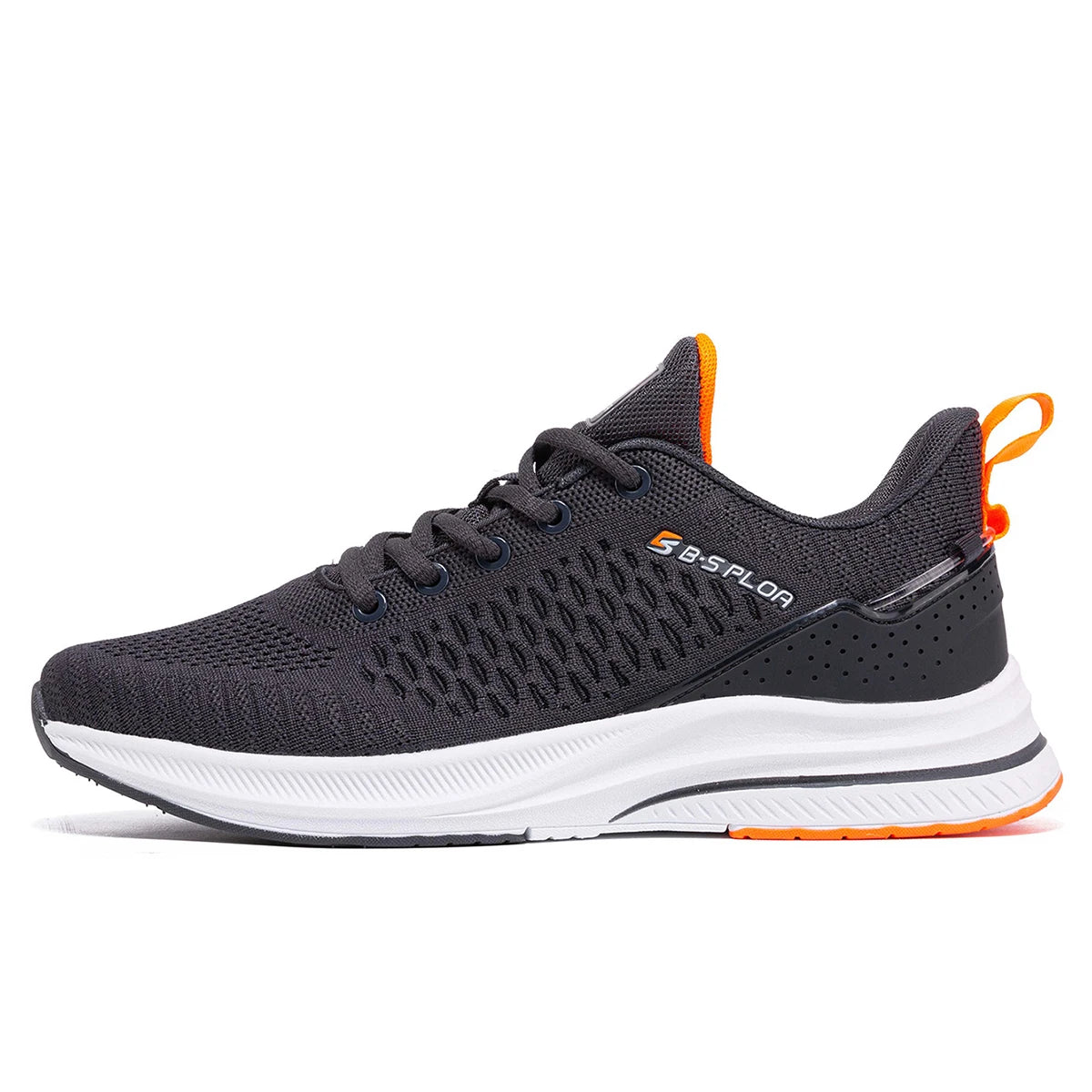 Men's Breathable Lace-Up Lightweight Running Shoes for Outdoor Use
