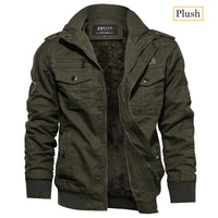 2024 Men's Tactical Jacket Autumn Winter Fleece Tactical Jackets Men Casual Multiple Pockets Windproof Outdoor Workwear Coat - Buy online at  Vibe In Cart.