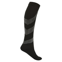Knee-High Compression Socks for Men and Women, 20-30 mmHg, Black