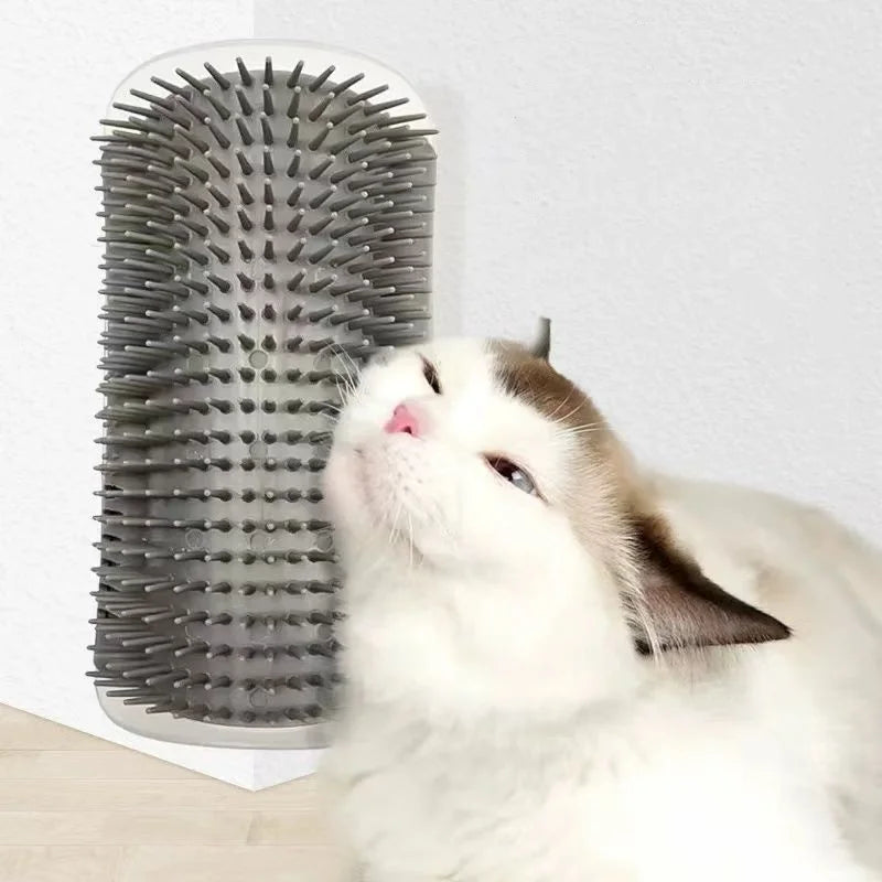 Cat Massage Tool Pet Hair Removal Massage Comb Wall Corner Self Cleaning Rubbing Brush Cats Toys Pet Beauty Supplies - Buy online at  Vibe In Cart.