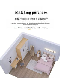 Bedside Table Bedroom Small-scale Simple Storage Rack High-capacity Modern Simple Storage Cabinet Multi Layer Storage Lockers - Buy online at  Vibe In Cart.