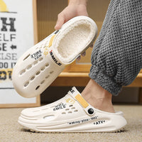 Winter Men Slippers Warm Furry Garden Shoes Soft Indoor Home Cotton Shoe EVA Plush Slides Casual Outdoor Comfortable Fur Clogs - Buy online at  Vibe In Cart.