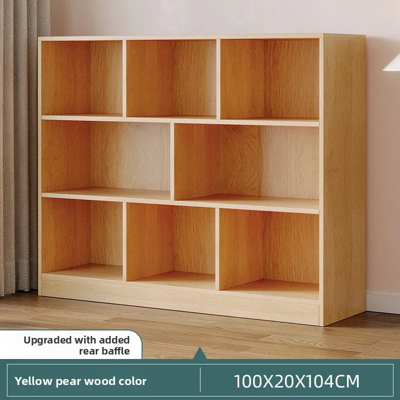 Multi-Grid Storage Cabinet with Multi-Layer Shelves for Home