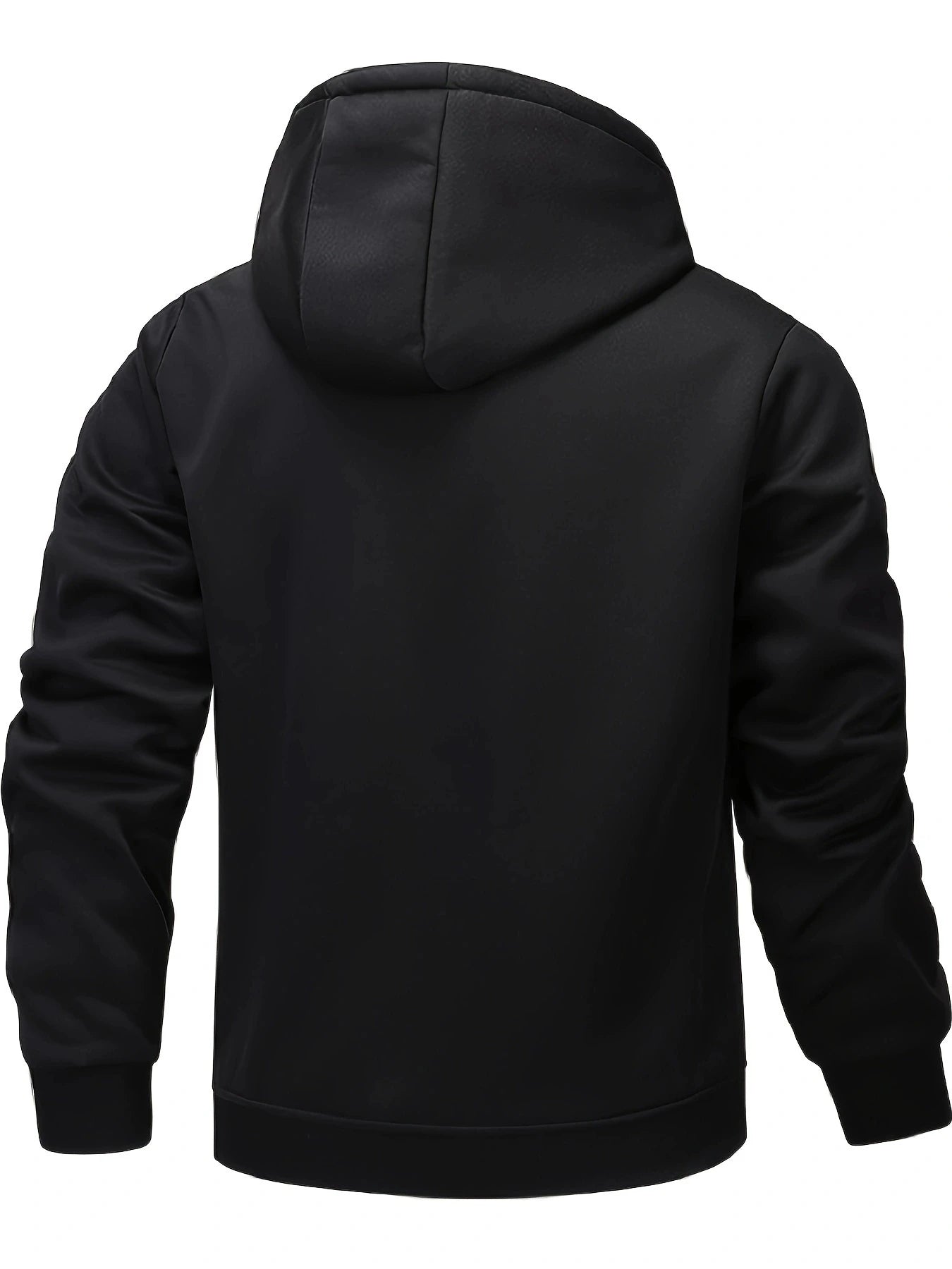 Winter Lambswool Zipper Hoodies Thicken Warm Jackets Long Sleeve Sweatshirts Casual Sports Fleece Black Coats Hooded Men Coat To - Buy online at  Vibe In Cart.