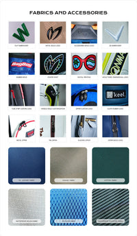 Black PU Leather Waterproof Stand Tour Staff Golf Bag