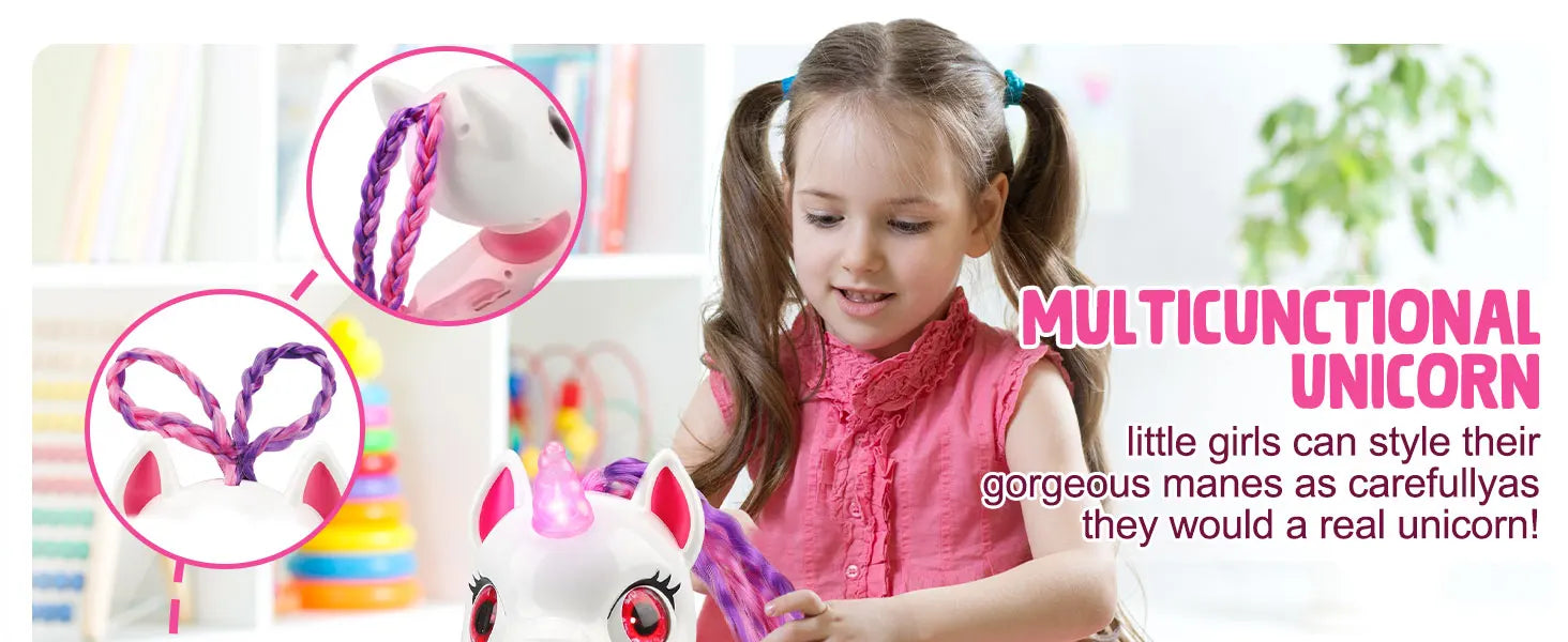 Unicorn Toys for Girls, Remote Control Robot Toys, Dancing Pets, Robot Toys for Kids, Toddler Perfect Birthday Christmas Gifts