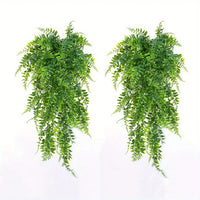 Artificial Hanging Plants for Wall Decoration, Fake Rattan Hanging Plants, Ivy Green Garland, Persian Make - Buy online at  Vibe In Cart.