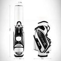 Men's PU Waterproof Golf Bag for 14 Clubs Large Capacity