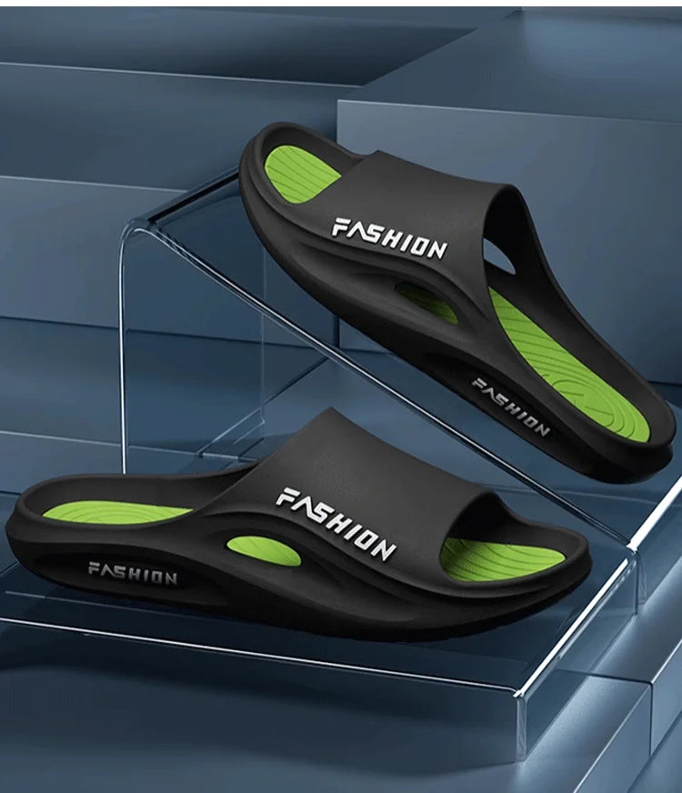2024 Super Thick Bottom Slippers for Home Use Non slip Slippers for Men Outwear Fashion Soft Sole Summer Slippers - Buy online at  Vibe In Cart.