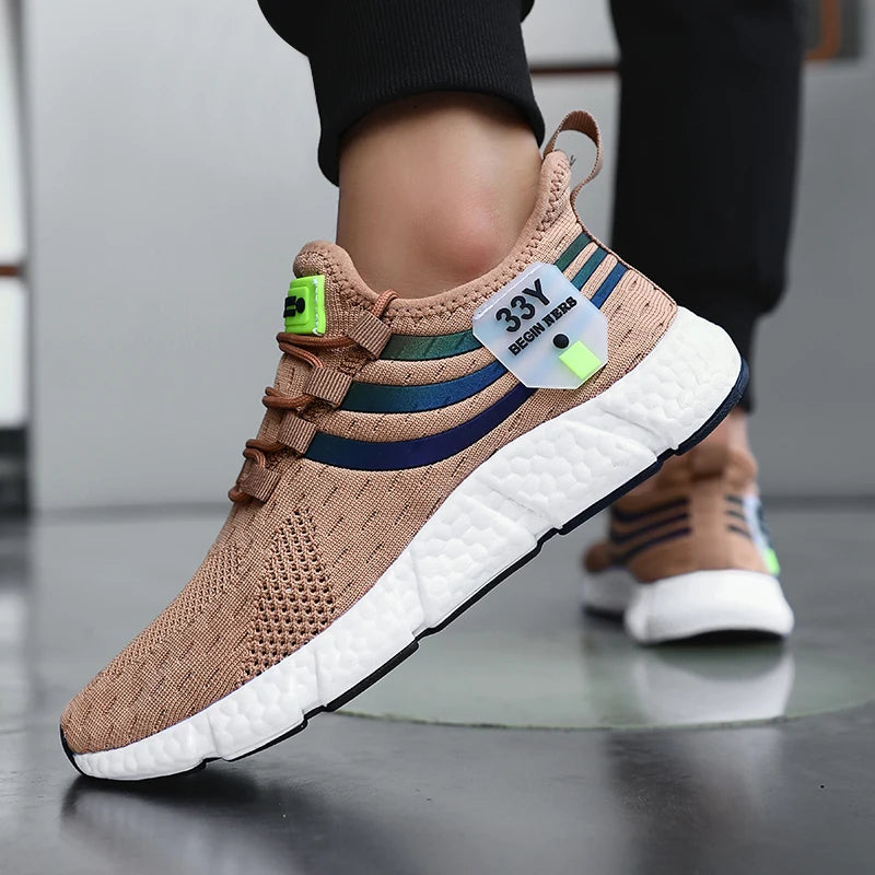 Men Casual Sneakers Summer Breathable Sport Shoes Lightweight Outdoor Mesh Running Shoes Athletic Jogging Tenis Walking Shoes - Buy online at  Vibe In Cart.