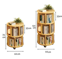 360° Rotatable Bookshelf Multifunctional Living Room Round Storage Rack Movable Children's Bookshelf - Buy online at  Vibe In Cart.