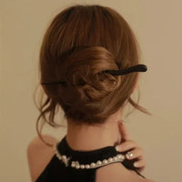 Vintage Wood Hair Sticks Pins Hairwear Hairpins Head Pins DIY Handmade Wooden Head Jewelry Hair Accessories Ornaments for Women - Buy online at  Vibe In Cart.