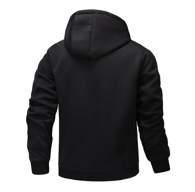 Winter Lambswool Zipper Hoodies Thicken Warm Jackets Long Sleeve Sweatshirts Casual Sports Fleece Black Coats Hooded Men Coat To - Buy online at  Vibe In Cart.