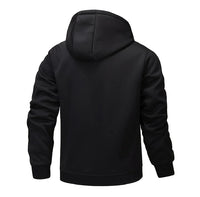 Winter Lambswool Zipper Hoodies Thicken Warm Jackets Long Sleeve Sweatshirts Casual Sports Fleece Black Coats Hooded Men Coat To - Buy online at  Vibe In Cart.
