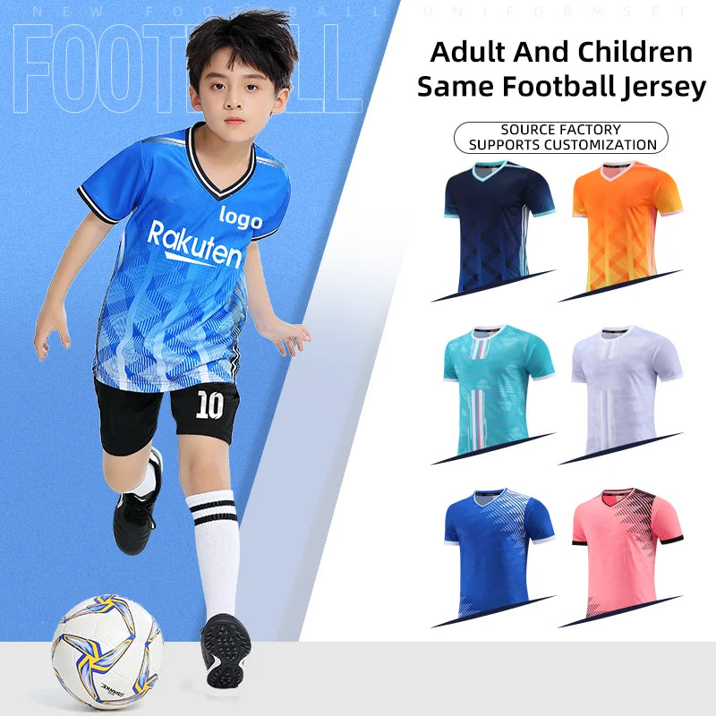 Football Jerseys Soccer Uniforms Adult and Kids Futsal Sportswear Kits Training Tracksuits Athlete Training Clothing customized - Buy online at  Vibe In Cart.
