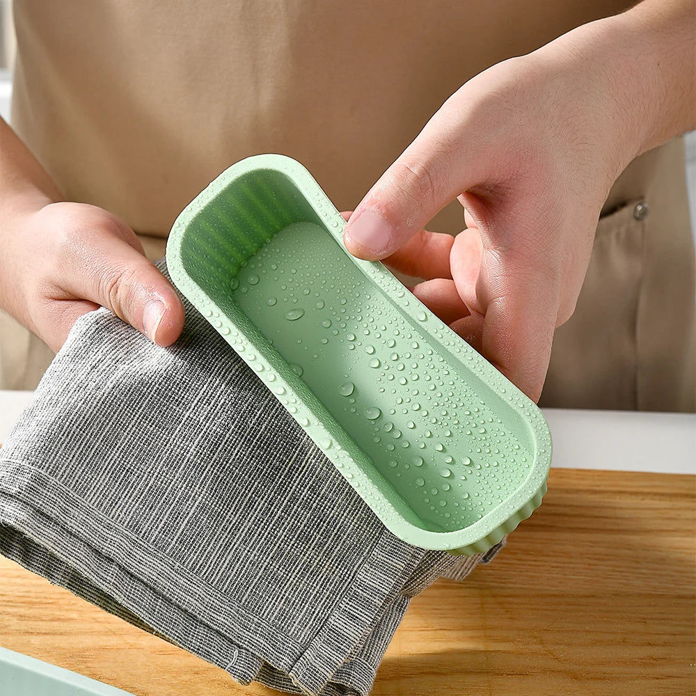 1/4Pcs Mini Household Rectangular Silicone Mold Candy Toast Mould Bread DIY Kitchen Supplies Cake Bakeware Pan Baking Tools - Buy online at  Vibe In Cart.