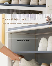 Simple shoe cabinet, household door storage artifact, space-saving indoor good-looking multi-layer dustproof large-capacity - Buy online at  Vibe In Cart.